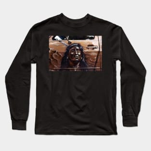 indian apache, car airbrush Long Sleeve T-Shirt